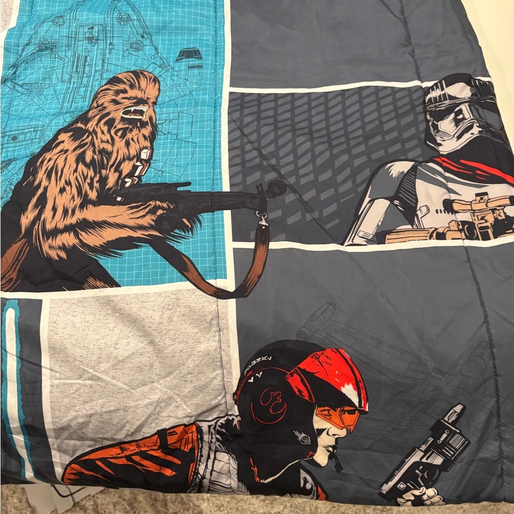 Star Wars Bedding Set Kohl's Exclusive 2017 Millennium Falcon X-Wing Rey Kylo